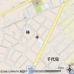 愛知県江南市小杁町林269周辺の地図