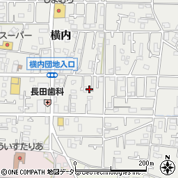 神奈川県平塚市横内4113周辺の地図