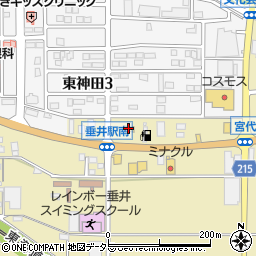 セブンイレブン垂井町宮代店周辺の地図