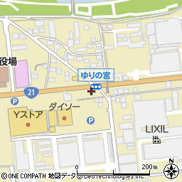 十六銀行垂井支店周辺の地図