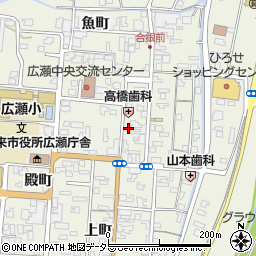 島根県安来市広瀬町広瀬本町900周辺の地図