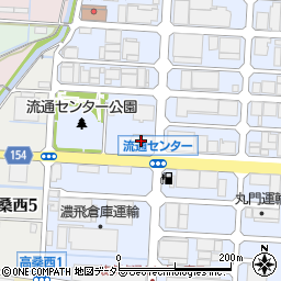 岐阜流通センター会館周辺の地図