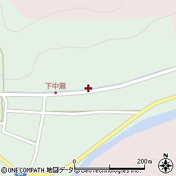 兵庫県養父市中瀬1488周辺の地図