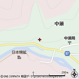 兵庫県養父市中瀬1210周辺の地図