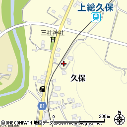 千葉県市原市久保288周辺の地図