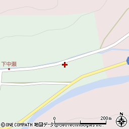 兵庫県養父市中瀬884周辺の地図