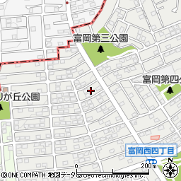 神奈川県横浜市金沢区富岡西4丁目60周辺の地図