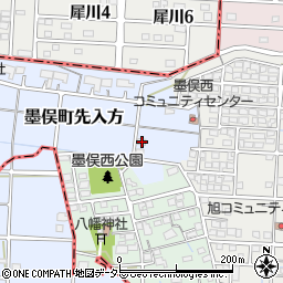岐阜県大垣市墨俣町先入方1543-2周辺の地図