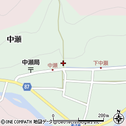 兵庫県養父市中瀬1444周辺の地図