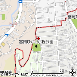 富岡ひかりが丘町内会館周辺の地図