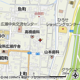 島根県安来市広瀬町広瀬本町894周辺の地図