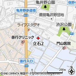神奈川県藤沢市立石2丁目5周辺の地図