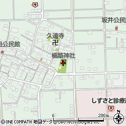 楯築神社周辺の地図