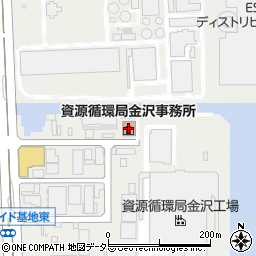 横浜市役所　資源循環局家庭系対策部金沢事務所周辺の地図