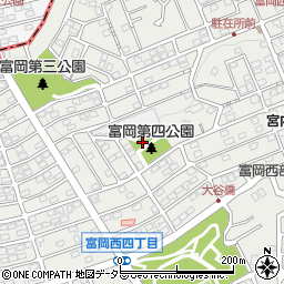 富岡第四公園周辺の地図