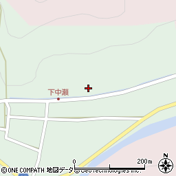 兵庫県養父市中瀬1487周辺の地図