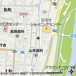 島根県安来市広瀬町広瀬本町1176周辺の地図