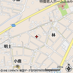 愛知県江南市小杁町林333周辺の地図