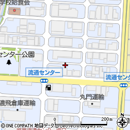 岐阜県岐阜市柳津町流通センター周辺の地図