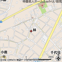 愛知県江南市小杁町林287周辺の地図