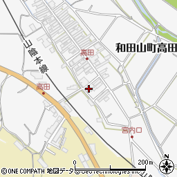 兵庫県朝来市和田山町高田123周辺の地図
