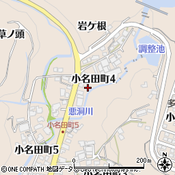 岐阜県多治見市小名田町周辺の地図
