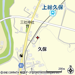 千葉県市原市久保291周辺の地図