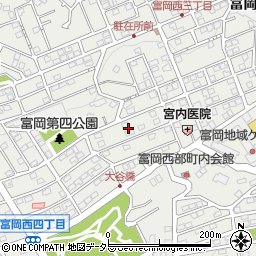神奈川県横浜市金沢区富岡西4丁目10周辺の地図