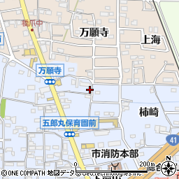 愛知県犬山市五郎丸上前田20-4周辺の地図