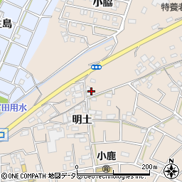 愛知県江南市小杁町林8周辺の地図