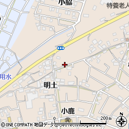 愛知県江南市小杁町林12周辺の地図