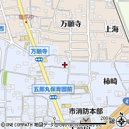 愛知県犬山市五郎丸上前田20-5周辺の地図