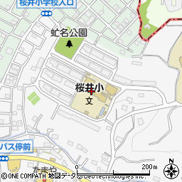 横浜市立桜井小学校　はまっ子ふれあいスクール放課後キッズクラブ周辺の地図
