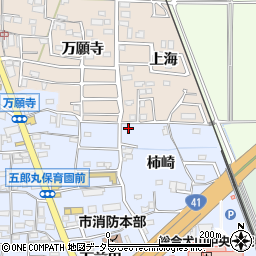 愛知県犬山市五郎丸柿崎59周辺の地図