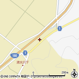 鳥取県西伯郡南部町清水川3周辺の地図