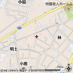 愛知県江南市小杁町林328周辺の地図