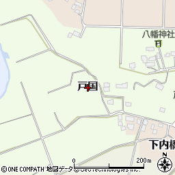 千葉県木更津市戸国周辺の地図