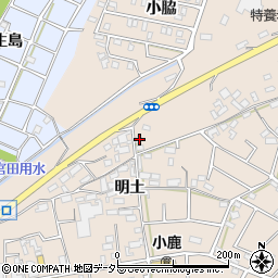 愛知県江南市小杁町林4周辺の地図