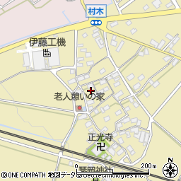 滋賀県米原市村木1133周辺の地図