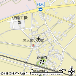 滋賀県米原市村木1133周辺の地図