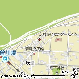 愛知県一宮市北方町北方下新堤周辺の地図