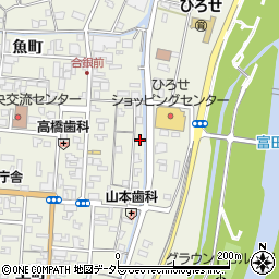 島根県安来市広瀬町広瀬本町1183周辺の地図