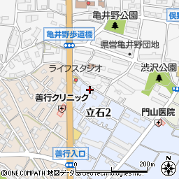 神奈川県藤沢市立石2丁目5-9周辺の地図
