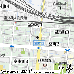 大垣室町郵便局周辺の地図