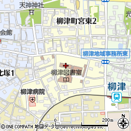 柳津公民館周辺の地図
