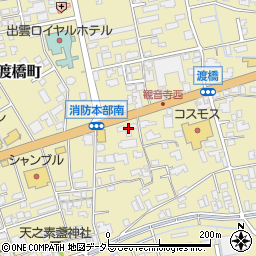 島根県出雲市渡橋町512周辺の地図