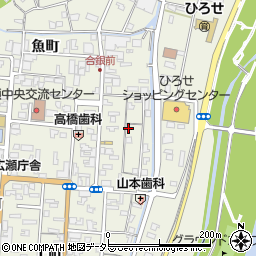 島根県安来市広瀬町広瀬本町1185周辺の地図
