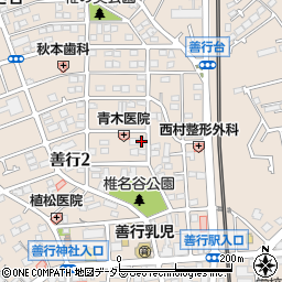 サンガーデン湘南２号館周辺の地図