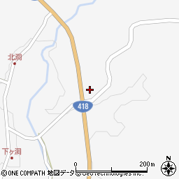 岐阜県恵那市山岡町久保原678周辺の地図