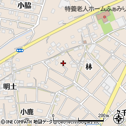 愛知県江南市小杁町林322周辺の地図